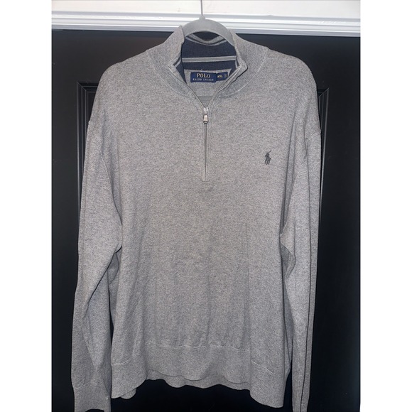 Polo Ralph Lauren Other - Polo Ralph Lauren Men's 1/4 Zip Gray Pullover XXL